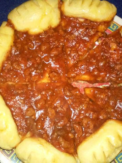 Foto resep Homemade Bolognese Pizza