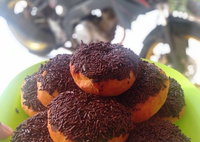 Resep Donat anti gagal tanpa ulen tanpa mixer yang Enak