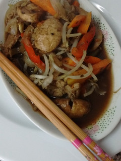 Una foto de Carne con salsa de ostras salteado oriental
