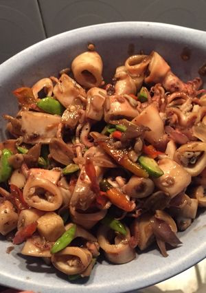 Foto resep Cumi Asin Pete