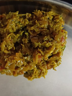 A picture of Turai subji (dry).