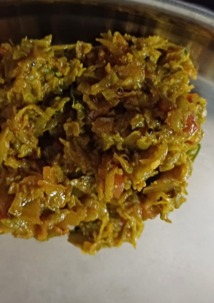 A picture of Turai subji (dry).