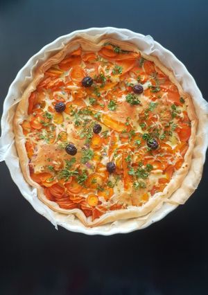 Une photo de Quiche végétarienne