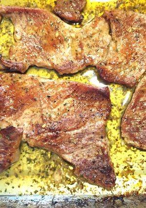 Una foto de Secreto de cerdo ibérico al horno