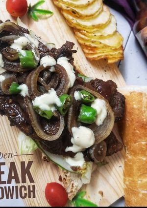 A picture of Steak sandwich.
