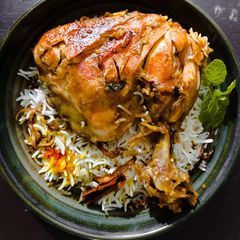 A picture of Pressure Cooker Chicken Biryani.