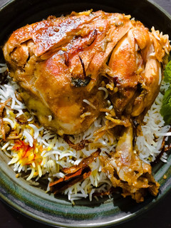 A picture of Pressure Cooker Chicken Biryani.