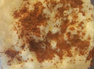 Una foto de Arroz con leche tradicional