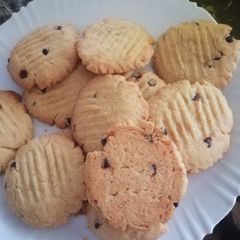 A picture of Chocolate chip cookies.