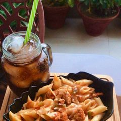 Cheesy Penne Pasta A picture of Cheesy Penne Pasta.
