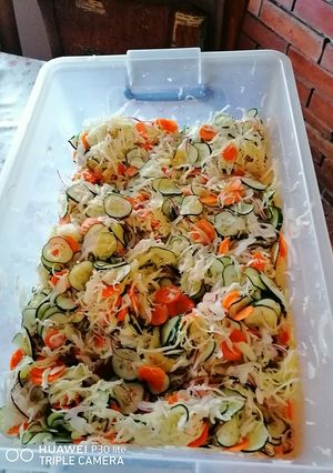 Nyári savanyúság télire recept fotója