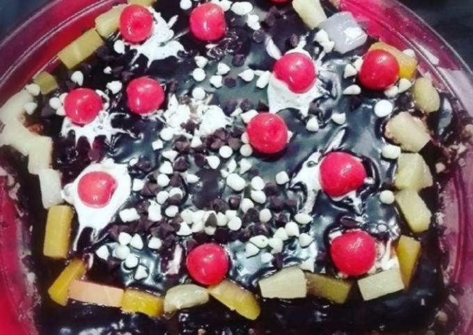 Recipe of Perfect Black forest cake🌹