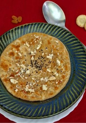 A picture of Sweet Paratha (Chini Ka Paratha).