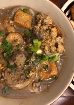 Hình của món Bánh canh cua giò heo.