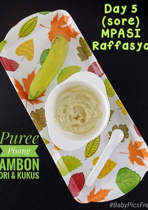 Foto resep Puree Pisang Ambon Mpasi