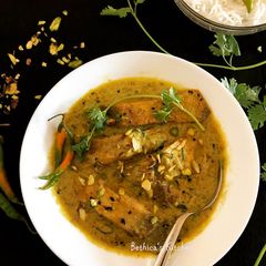 Pomfret in Pistachio Gravy A picture of Pomfret in Pistachio Gravy.