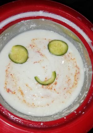 A picture of Cucumber Raita.