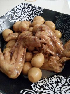 Foto resep Sayap+telur puyuh bacem