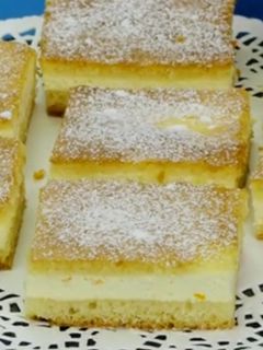 Túrós sütemény recept fotója