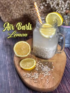 Gambar Air Barli Lemon