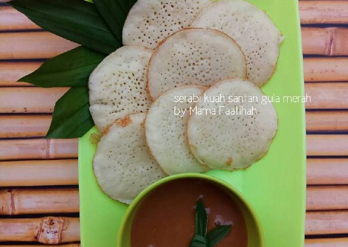 Resep: Serabi Kuah Santan Gula Merah Ekonomis