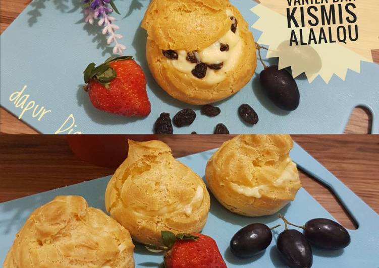 Soes vla vanila dan kismis AlaAlaqu