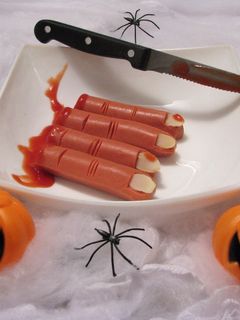 Una foto de Dedos de bruja de salchicha - Halloween