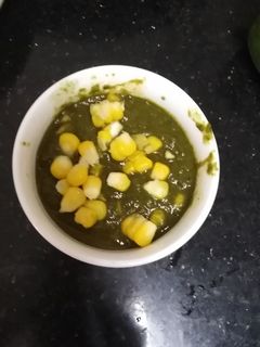 કોર્ન પાલક સબ્જી (Corn Palak Sabji Recipe In Gujarati) રેસીપી મુખ્ય ફોટો