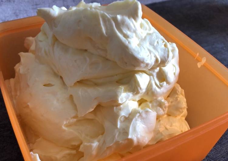 Homemade Butter Cream 3 Bahan