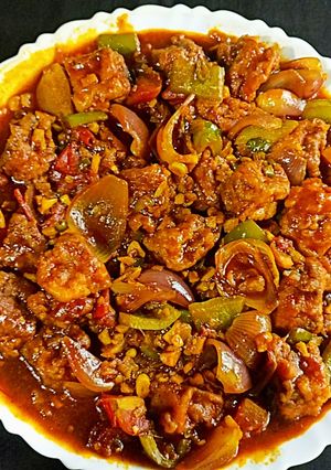 A picture of Chilli Paneer.
