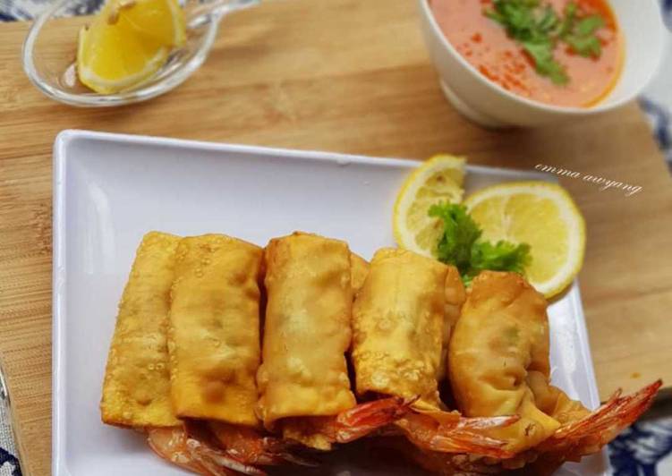 Resep Udang bungkus kulit pangsit saus thailand #PekanInspirasi Yang
Renyah