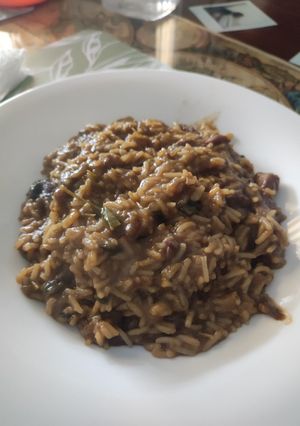 Una foto de Wok de ternera con verduras