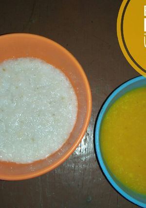 Foto resep MPASI bubur+kabocha udang
