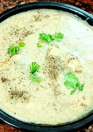 व्हाइट ग्रेवी पनीर सब्जी रेसिपी मुख्य फोटो