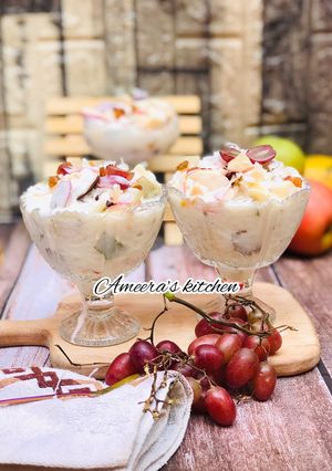 A picture of Yogo fruit salad.