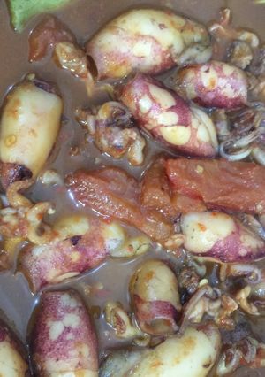 Foto resep Cumi pedas manis