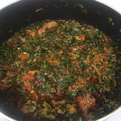 A picture of Edikankong soup.