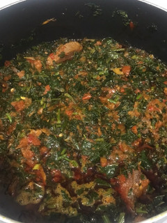 A picture of Edikankong soup.