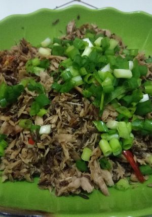 Foto resep Tongkol suwir pedas