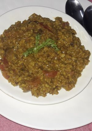 A picture of Masala oats.