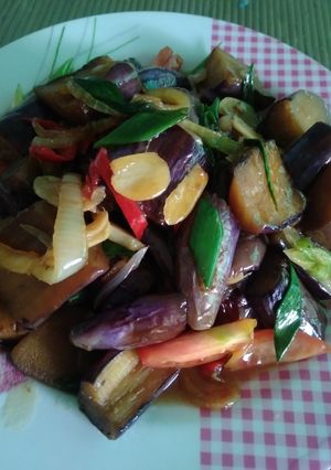 Foto resep Terong ungu saus tiram