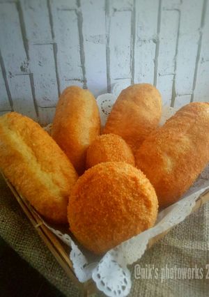 Foto resep Roti Jumbo Keto Isi Daging Ayam