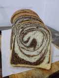 Sourdough Roti Tawar Swirl Cokelat