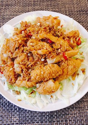 Hình của món Mực Rang Muối (Salt&Pepper Squid) 🌶🌶.