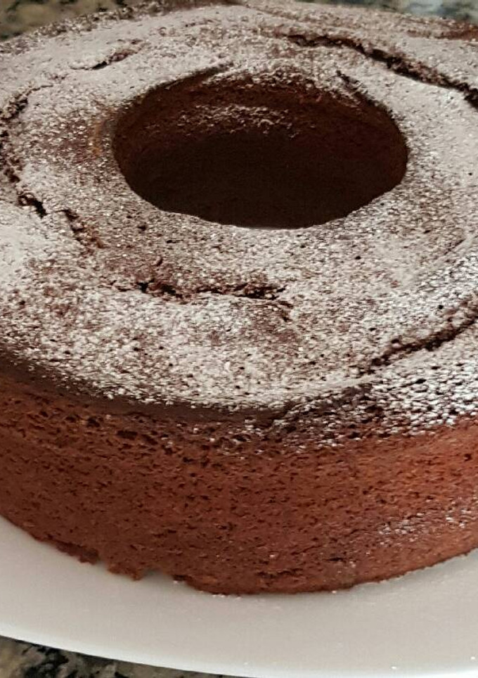 Una foto de Bizcocho de chocolate con un toque de café y brandy