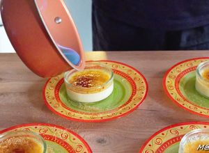 Une photo de Flan à la verveine du Velay au Cook Expert