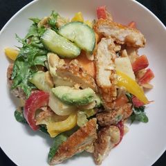 A picture of Chicken salad.