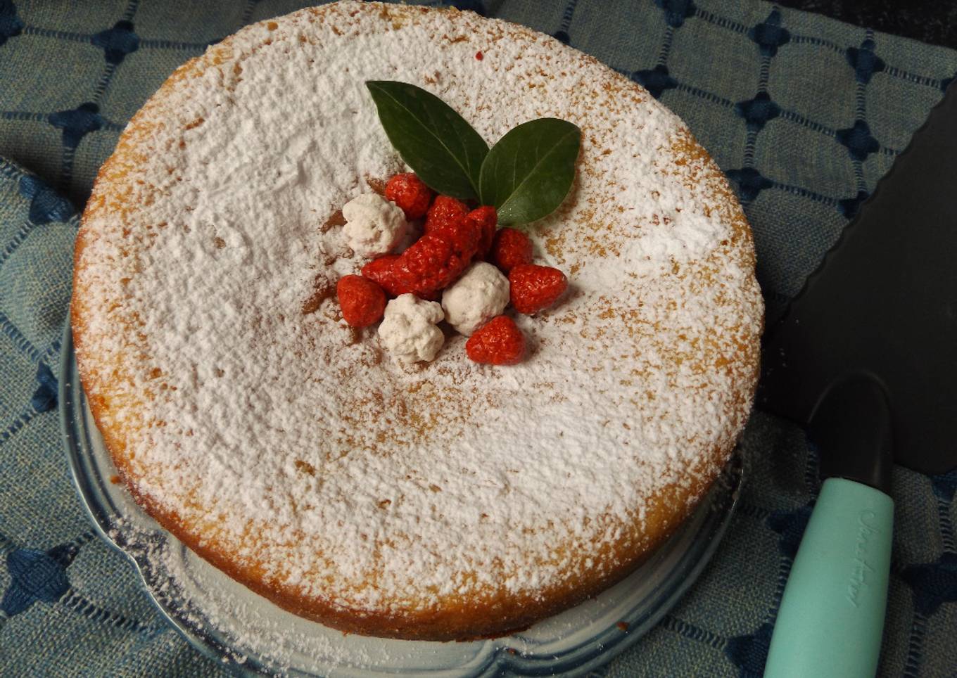 Cake de limón con mermelada de cítricos