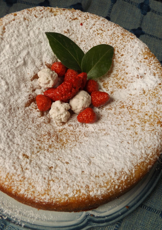 Una foto de Cake de limón con mermelada de cítricos