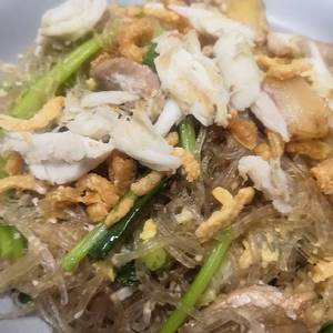 วุ้นเส้นผัดปู